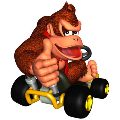 Mariokart render donkey