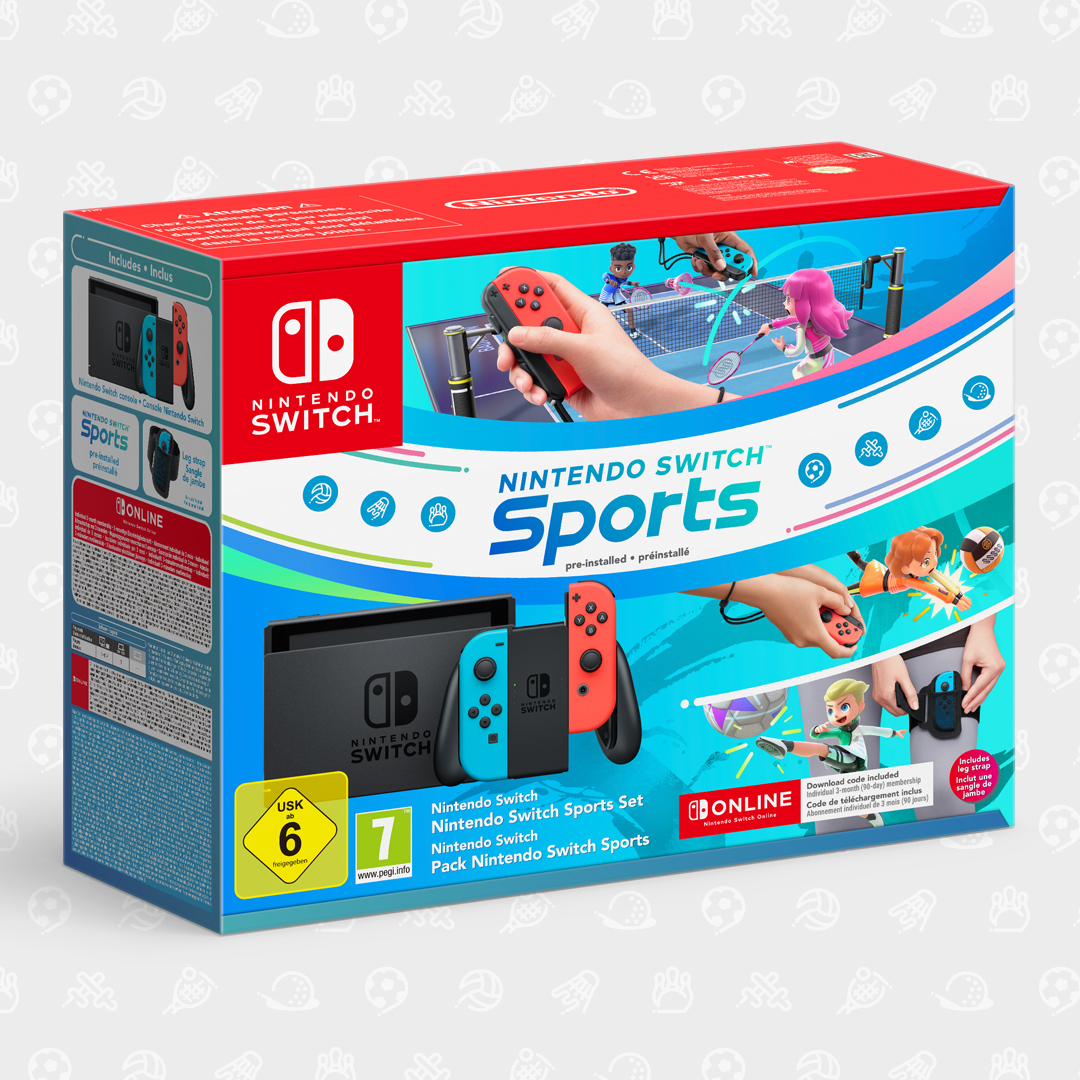 nintendo switch sports what's in the box